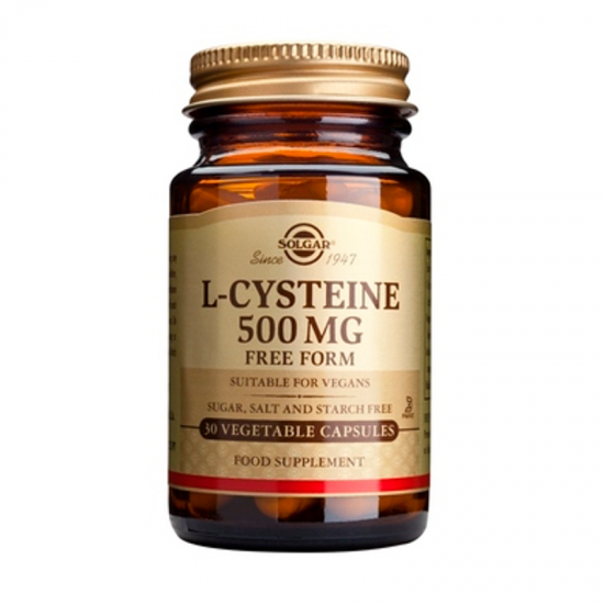 Solgar - L-Cysteine 500mg, 30 veg. caps Solgar - L-Cysteine 500mg, 30 veg. caps