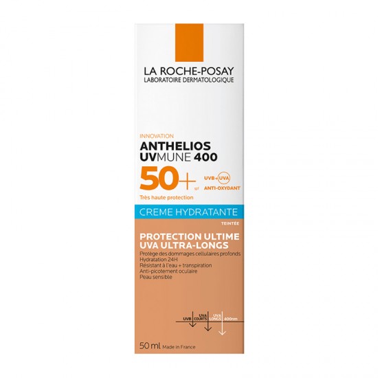 La Roche Posay Anthelios UVMune 400 Creme Hydratante Tinted Αντηλιακή Κρέμα Προσώπου SPF50 με Χρώμα 50ml La Roche Posay Anthelios UVMune 400 Creme Hydratante Tinted Αντηλιακή Κρέμα Προσώπου SPF50 με Χρώμα 50ml
