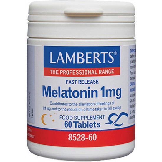 Lamberts Melatonin 1mg Συμπλήρωμα για τον Ύπνο 60 ταμπλέτες
