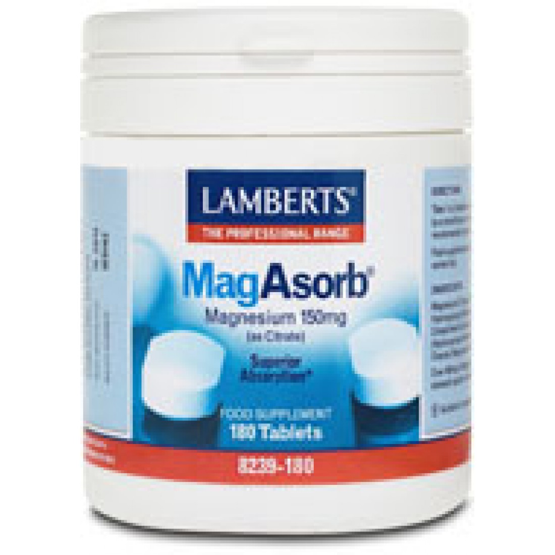 Lamberts Mag Asorb, 60 / 180 Tabs 180 TABLETS