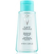 Vichy Purete Thermale Soothing Eye Make-Up Remover Ντεμακιγιάζ Ματιών για Ευαίσθητα Mάτια, 100ml