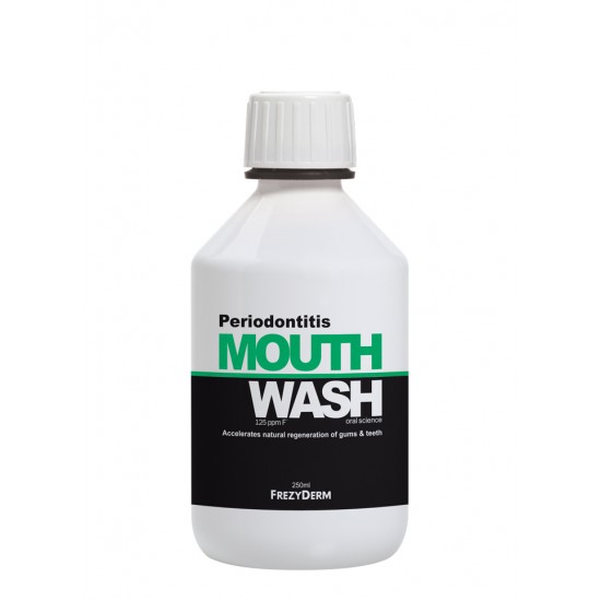FREZYDERM ORAL Periodontitis Mouthwash 250ml - Με Φθόριο 125ppm FREZYDERM ORAL Periodontitis Mouthwash 250ml - Με Φθόριο 125ppm