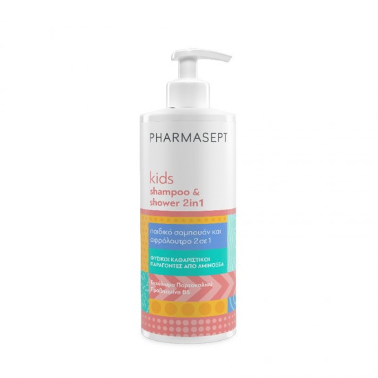 Pharmasept Kids 2in1 Shampoo & Shower Παιδικό Σαμπουάν & Αφρόλουτρο σε Μορφή Gel 500ml