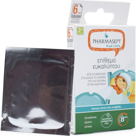 Pharmasept Kid Care Επιθέματα Ευκαλύπτου 6τμχ