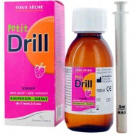 Petit Drill, 125 ml : Children's Syrup for dry cough, with strawberry flavor