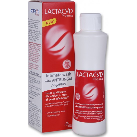 OMEGA PHARMA - Lactacyd Pharma Antifungal Wash με αντιμυκητιασικές ιδιότητες 250ml OMEGA PHARMA - Lactacyd Pharma Antifungal Wash με αντιμυκητιασικές ιδιότητες 250ml