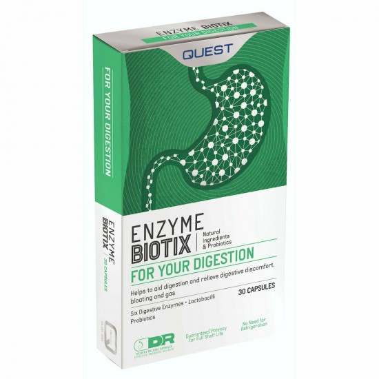 QUEST ENZYME BIOTIX FOR YOUR DIGESTION 30 ΚΑΨΟΥΛΕΣ QUEST ENZYME BIOTIX FOR YOUR DIGESTION 30 ΚΑΨΟΥΛΕΣ