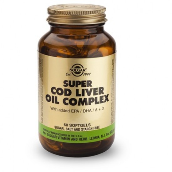 Solgar - Super Cod Liver Oil Complex, 60 softgels Solgar - Super Cod Liver Oil Complex, 60 softgels