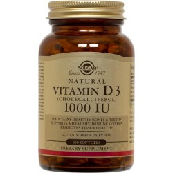 Solgar - Vitamin D3 100 softgels - 1000 IU