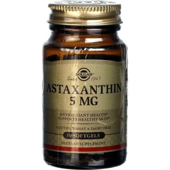 SOLGAR ASTAXANTHIN 5MG 30 SOFTGELS 
