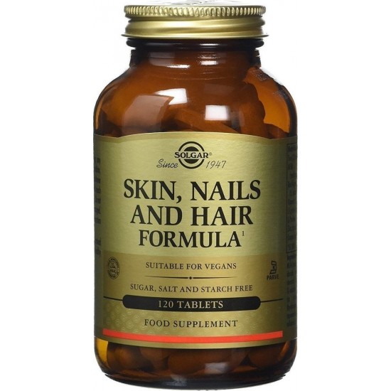 SOLGAR SKIN NAILS AND HAIR 120TABS