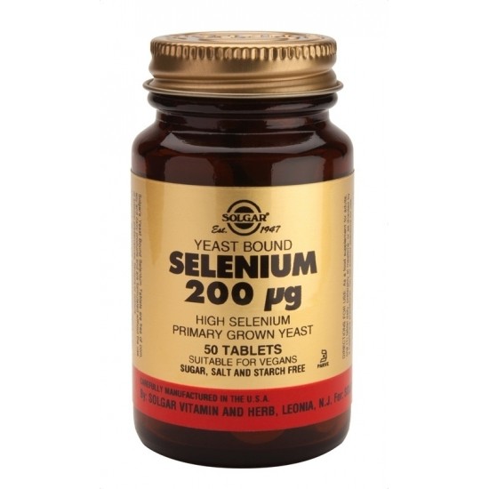 Solgar - Selenium - 200 μg - 50 tablets Solgar - Selenium - 200 μg - 50 tablets