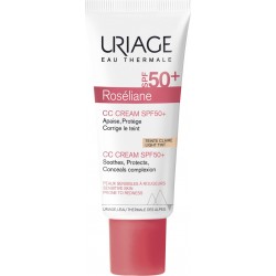 Uriage Roseliane CC Cream 24-hour Face Cream with SPF50 for Hydration & Redness 40ml