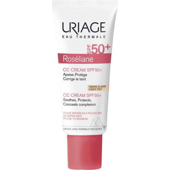 Uriage Roseliane CC Cream 24-hour Face Cream with SPF50 for Hydration & Redness 40ml