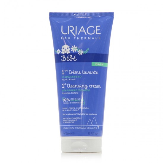 Uriage Bebe Lavante Cleansing Cream, Κρέμα Καθαρισμού για Παιδιά 200ml