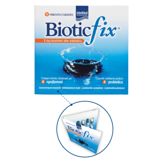 INTERMED Biotic fix 10 κάψουλες INTERMED Biotic fix 10 κάψουλες