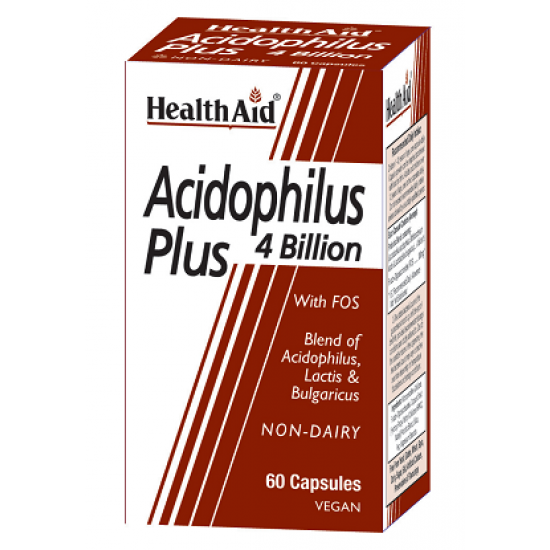 HEALTH AID - Acidophilus Plus, 60Caps HEALTH AID - Acidophilus Plus, 60Caps