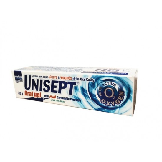 INTERMED Unisept Oral Gel για Έλκη & Πληγές της στοματικής κοιλότητας 30ml INTERMED Unisept Oral Gel για Έλκη & Πληγές της στοματικής κοιλότητας 30ml