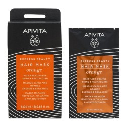 APIVITA - Holistic Hair Care Express Beauty Shine & Revitalizing Hair Mask with orange, 20ml
