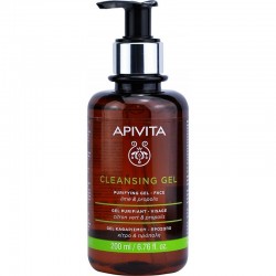 APIVITA - CLEANSING Cleansing Gel for Oily/Combination Skin with citrus & propolis 200ml