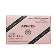 APIVITA - NATURAL SOAP Σαπούνι με Τριαντάφυλλο & Μαύρο Πιπέρι 125gr