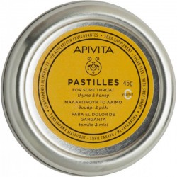 APIVITA - PASTILLES Pastilles for Sore Throat with honey & thyme 45g