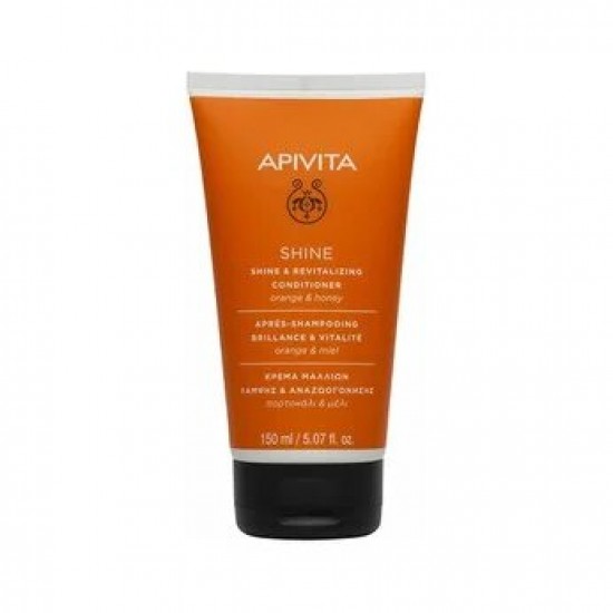 Apivita Shine & Revitalizing Conditioner Κρέμα Λάμψης & Αναζωογόνησης Με Πορτοκάλι & Μέλι 150ml