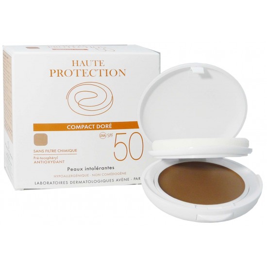 AVENE Tres Haute Protection Creme Compact Teinte Solaire SPF50, 10g - DORE