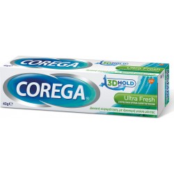 GlaxoSmithKline - Corega Ultra Fresh Cream Στερεωτική Κρέμα Οδοντοστοιχίας 40gr
