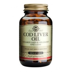 Solgar - Cod Liver Oil, 100 softgels