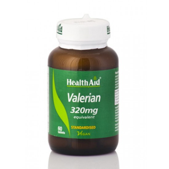 HEALTH AID - Valerian 320 mg, 60Tabs HEALTH AID - Valerian 320 mg, 60Tabs