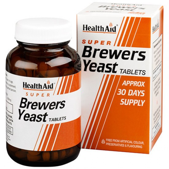 HEALTH AID - Brewer's Yeast, ΜΑΓΙΑ ΜΠΥΡΑΣ 300mg, 500 tabs HEALTH AID - Brewer's Yeast, ΜΑΓΙΑ ΜΠΥΡΑΣ 300mg, 500 tabs