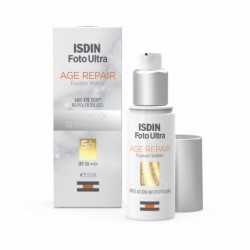 ISDIN Foto Ultra Age Repair Fusion Water SPF50+ Αντιγηραντικό Αντηλιακό, 50ml