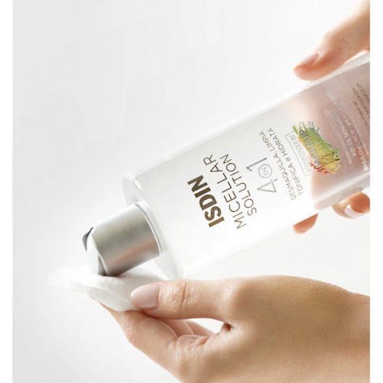 Isdin Micellar Solution 4 in 1-Καθαριστικό, Τονωτικό, Ενυδατικό για Ευαίσθητη Επιδερμίδα, 400ml