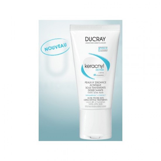 DUCRAY Keracnyl Repair Crème 48h Hydratation 50ml DUCRAY Keracnyl Repair Crème 48h Hydratation 50ml