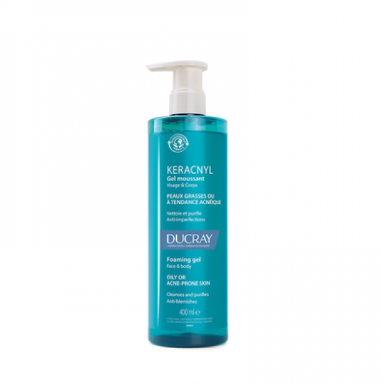 DUCRAY KERACNYL GEL MOUSSANT 400ML DUCRAY KERACNYL GEL MOUSSANT 400ML