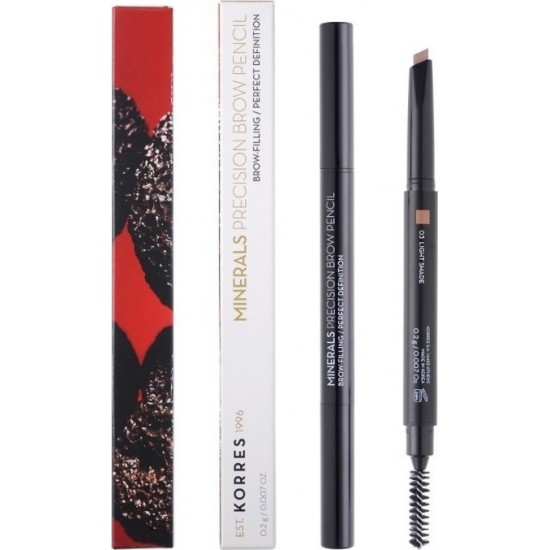 KORRES EYES MINERALS Precision Brow Pencil Μολύβι Φρυδιών 2 όψεων 0