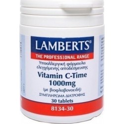 Lamberts - Vitamin C -Time 1000mg 30 ταμπλέτες