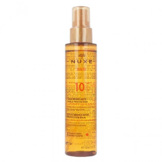 Nuxe Tanning Oil Low Protection SPF10 Λάδι Μαυρίσματος για Πρόσωπο & Σώμα 150ml