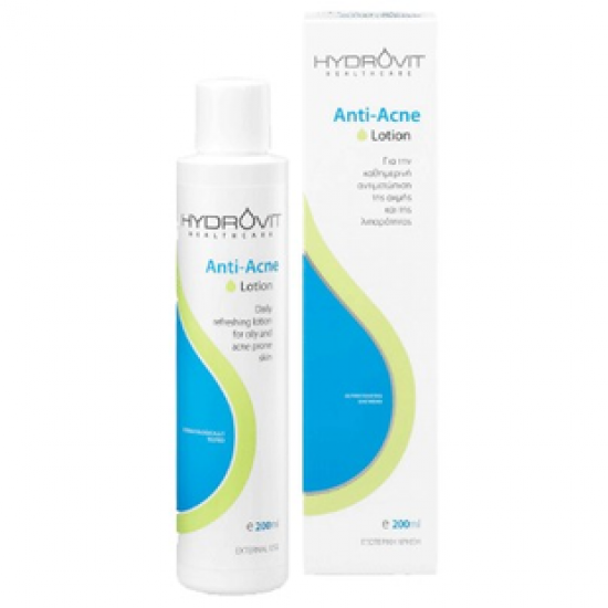 HYDROVIT Anti-Acne Lotion Kαθημερινή λοσιόν για λιπαρά με τάση ακμής/ακνεϊκά δέρματα 200ml