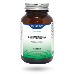 Quest Ashwagandha 500mg για τη διαχείριση του Άγχους 60 κάψουλες
