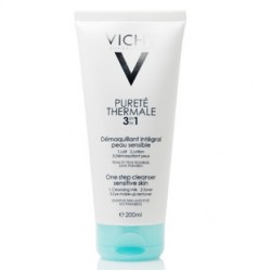 VICHY PURETE THERMAL DEMAQUILLANT INTEGRAL Γαλάκτωμα ντεμακιγιάζ 3 σε 1, 200ml