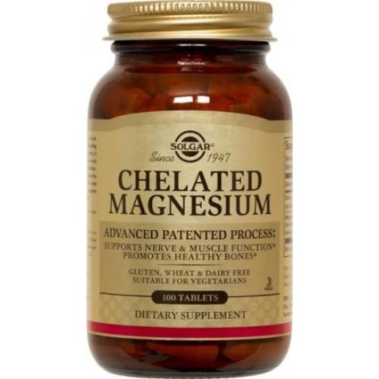 Solgar - Chelated Magnesium 100mg 100tabs
