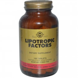 Solgar - Lipotropic Factors, 100 tabs