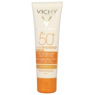 Vichy Ideal Soleil Anti Dark Spot Tinted, Αντηλιακή Κρέμα Προσώπου με Χρώμα μη Λιπαρής Υφής Κατά των Κηλίδων SPF50 50ml