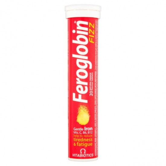 Vitabiotics - Feroglobin Fizz-20 Αναβράζοντα με γεύση πορτοκάλι Vitabiotics - Feroglobin Fizz-20 Αναβράζοντα με γεύση πορτοκάλι
