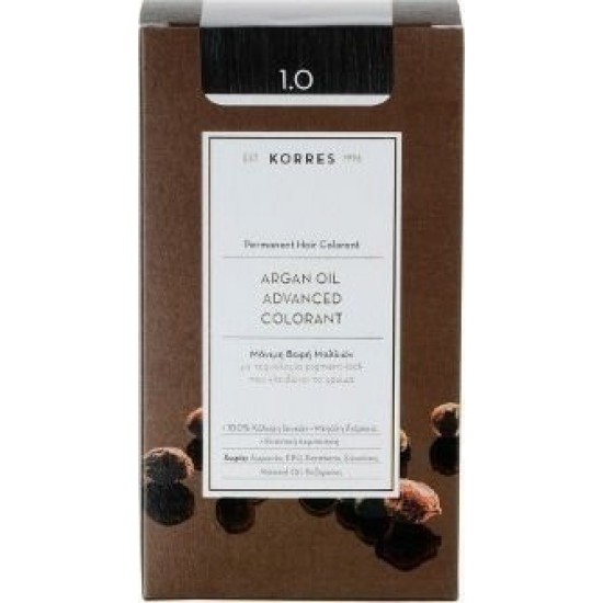 KORRES - Argan Oil Advanced Colorant 50ml - 1.0 Μαύρο Φυσικό
