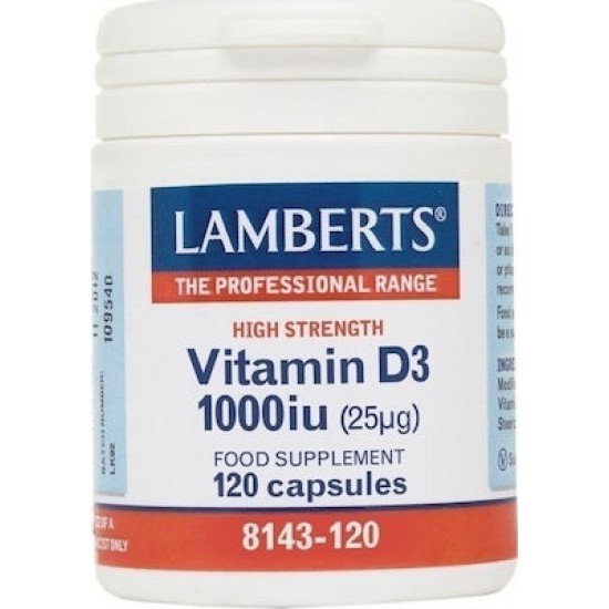 Lamberts - Vitamin D 1000IU 120tabs