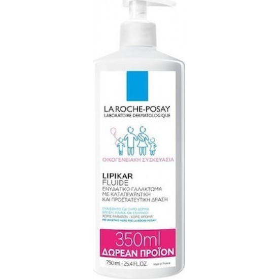 La Roche Posay Lipikar Fluide Ενυδατική Κρέμα Ανάπλασης Σώματος για Ευαίσθητες Επιδερμίδες 750ml