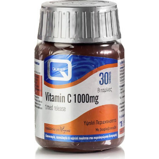 Quest VITAMIN C 1000mg TIMED RELEASE, 30 tabs